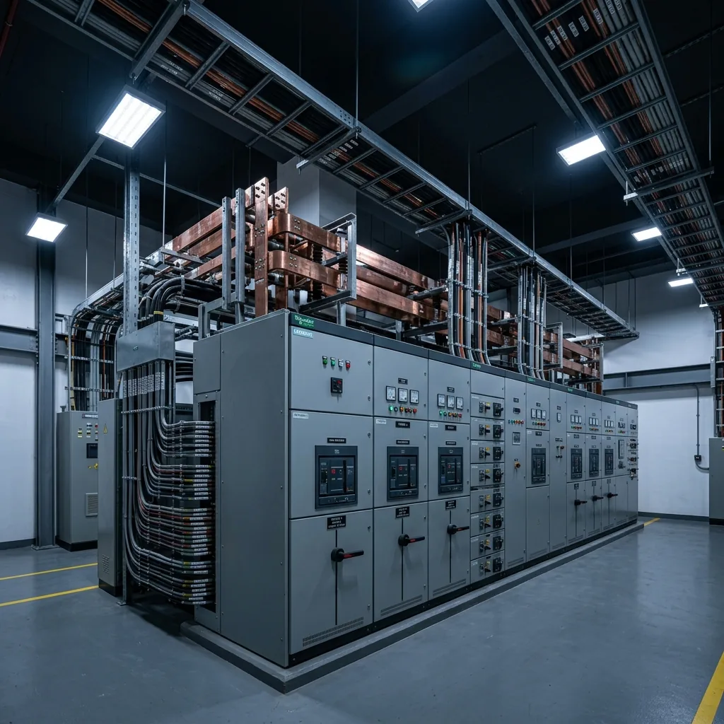 Commercial electrical distribution equipment and coordinated power systems
